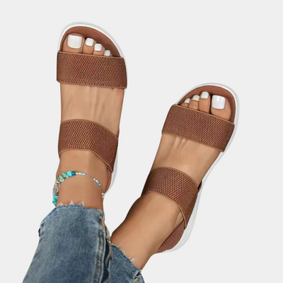 Elegante Damen-Sandalen mit Keilabsatz für einen zeitlosen Look