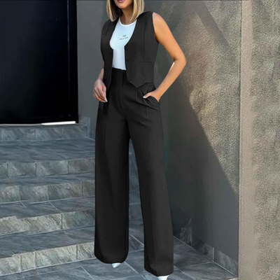 Stilvolles Set aus Weste und Hose für Frauen
