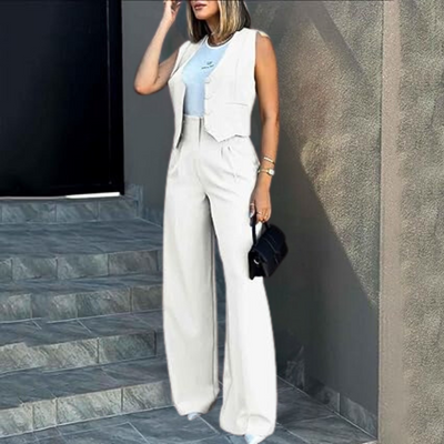 Stilvolles Set aus Weste und Hose für Frauen