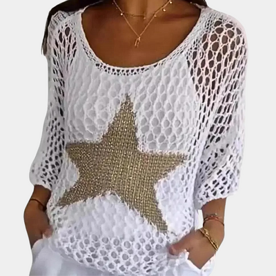 Eleganter Damenstrickpullover für einen luxuriösen Look