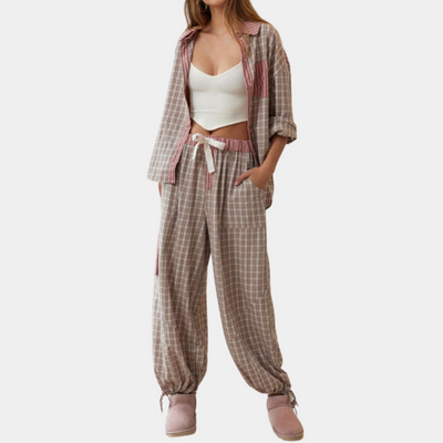 Luxuriöses Damen-Pyjama-Set für ultimativen Komfort