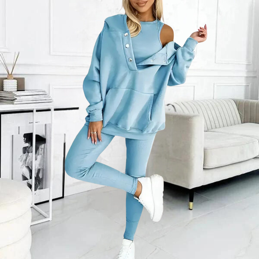 Casca - Luxuriöses dreiteiliges Komfort-Set für Frauen