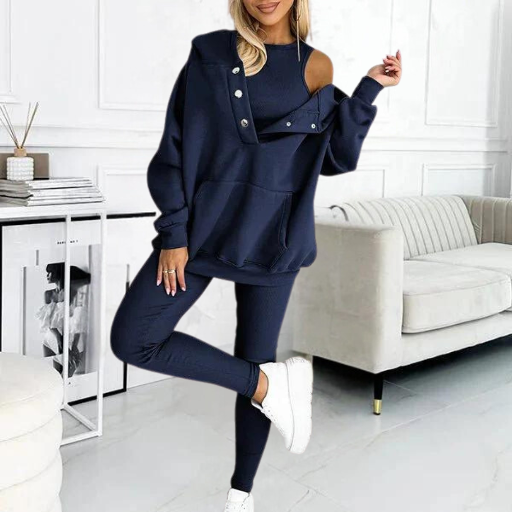 Casca - Luxuriöses dreiteiliges Komfort-Set für Frauen