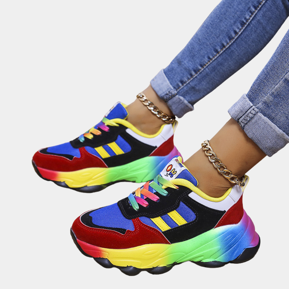 Henriette - Stilvolle mehrfarbige Damenschuhe