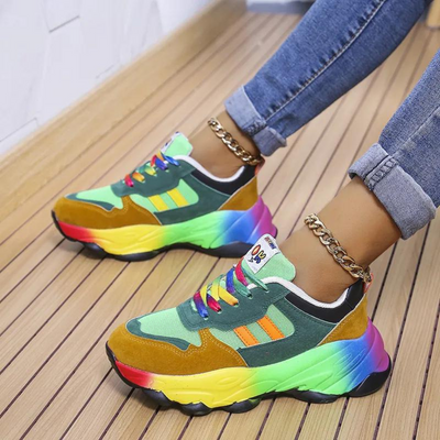 Henriette - Stilvolle mehrfarbige Damenschuhe