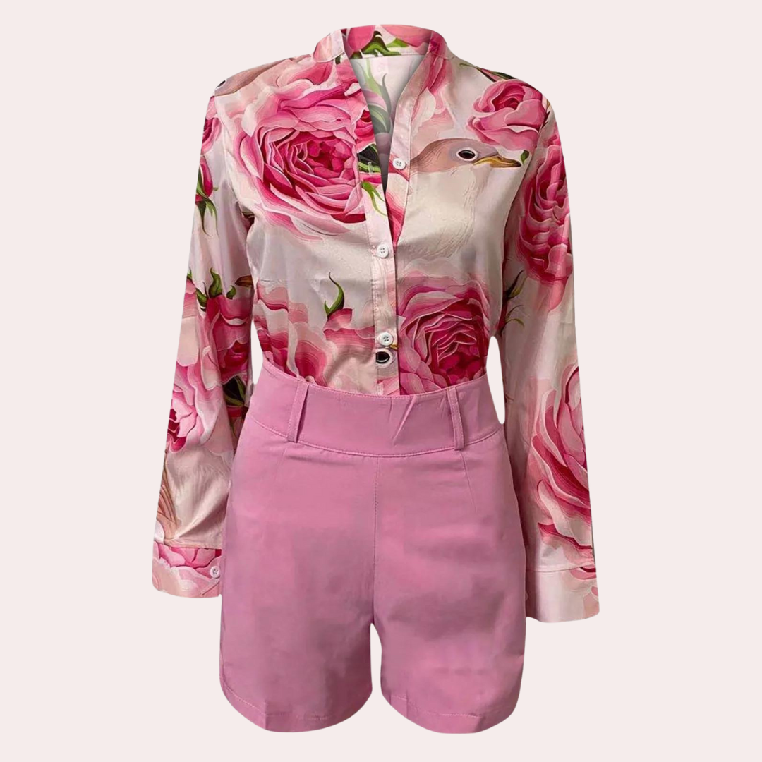 Ora - Stylisches und erfrischendes Sommerset mit Bluse und Shorts