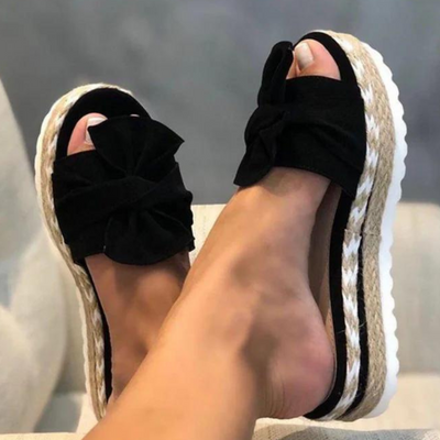 Irma - Schicke Damen-Sandalen mit modischer Schleifenverzierung