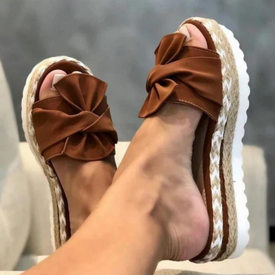 Irma - Schicke Damen-Sandalen mit modischer Schleifenverzierung