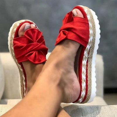 Irma - Schicke Damen-Sandalen mit modischer Schleifenverzierung