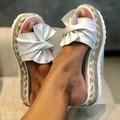 Irma - Schicke Damen-Sandalen mit modischer Schleifenverzierung