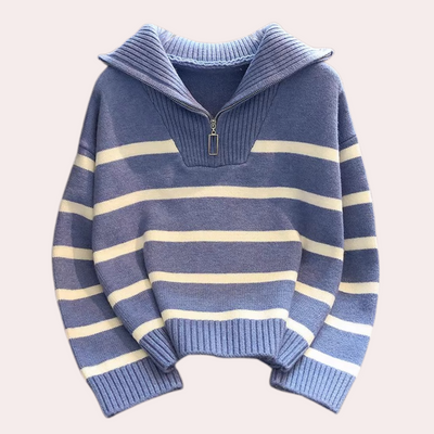Judit - Eleganter Damenpullover im Vintage-Stil