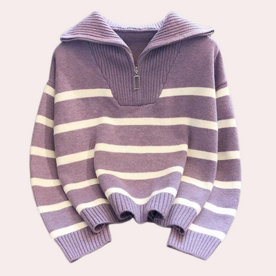Judit - Eleganter Damenpullover im Vintage-Stil