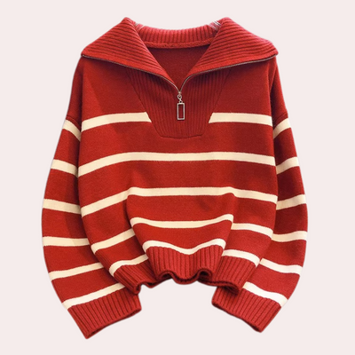 Judit - Eleganter Damenpullover im Vintage-Stil