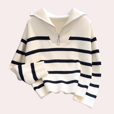 Judit - Eleganter Damenpullover im Vintage-Stil