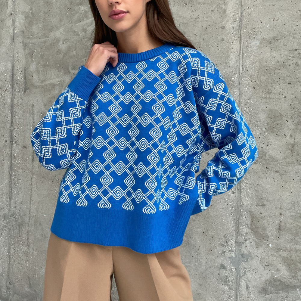 Ameyalli - Luxuriöser Strickpullover für Frauen in ultimativem Komfort
