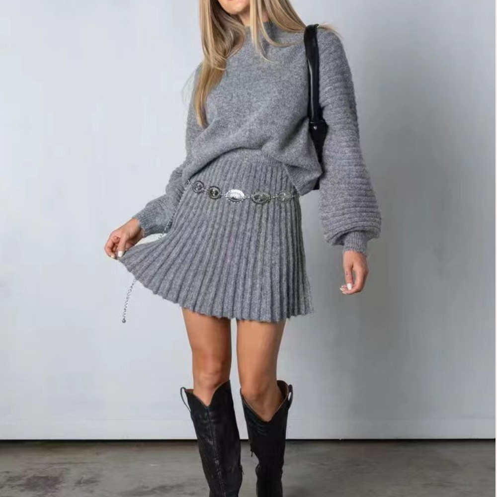 Norra - Schickes Wildleder 2-tlg. Set für Frauen