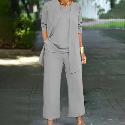 Emma - Stilvolles 3-teiliges Casual Ladies Set für einen schicken Auftritt