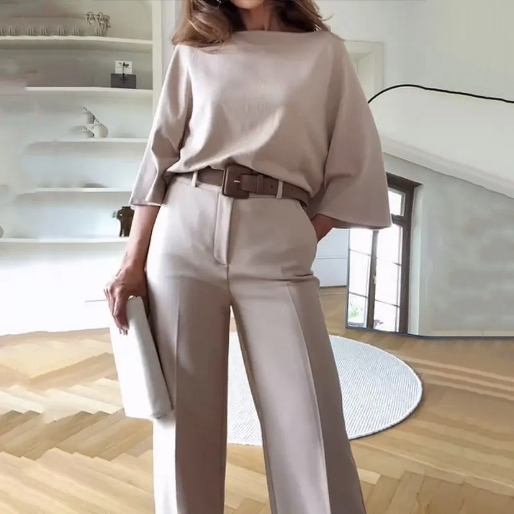 Suzanne - Stilvolles 2-teiliges Damen-Outfit für einen raffinierten Look