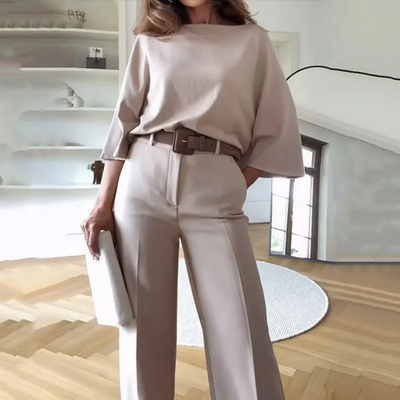 Suzanne - Stilvolles 2-teiliges Damen-Outfit für einen raffinierten Look