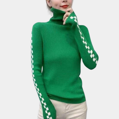 Justine - Stylischer und kuscheliger Damen-Rollkragenpullover für einen trendigen Look