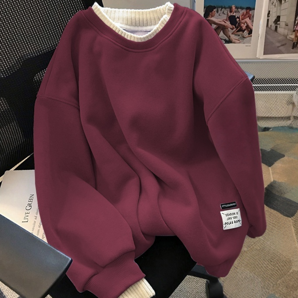 Joana - Trendiges Sweatshirt in Übergröße für Frauen