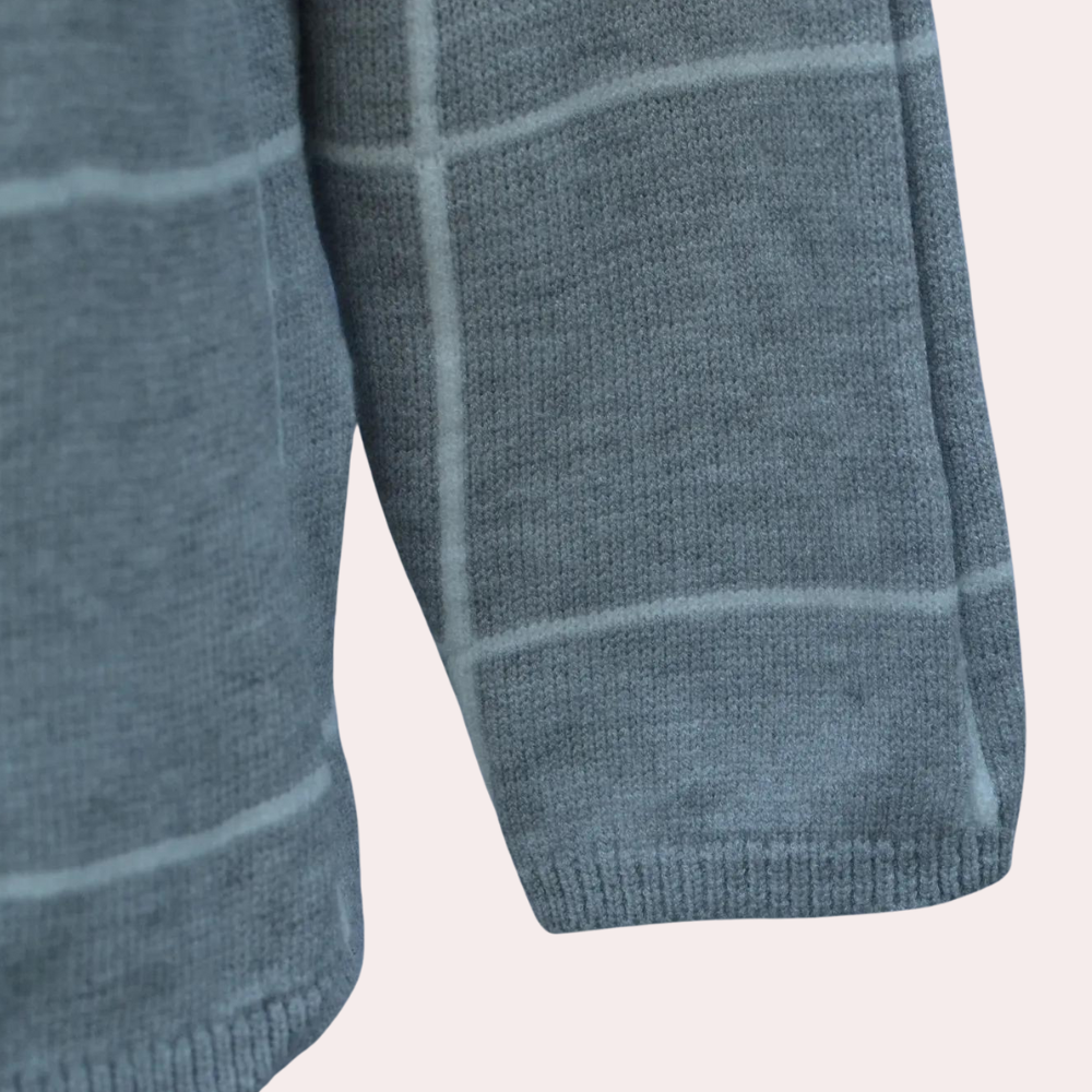 Elda - Modischer Damenpullover mit trendigem Karomuster