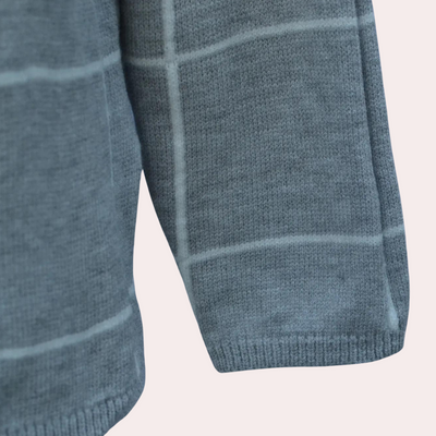 Elda - Modischer Damenpullover mit trendigem Karomuster