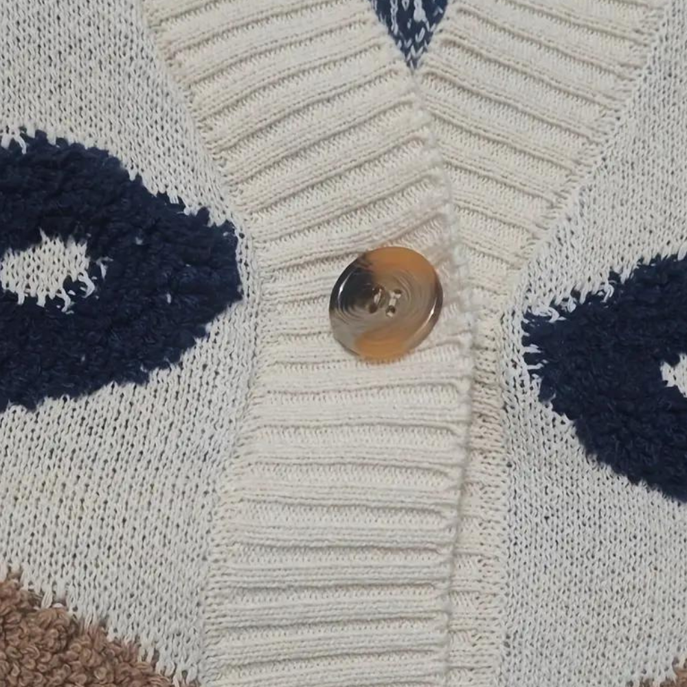 Isaline - Stilvolle Damenstrickjacke für jede Jahreszeit