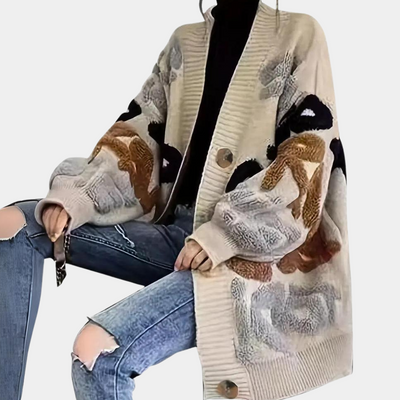Isaline - Stilvolle Damenstrickjacke für jede Jahreszeit