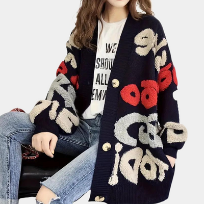 Isaline - Stilvolle Damenstrickjacke für jede Jahreszeit