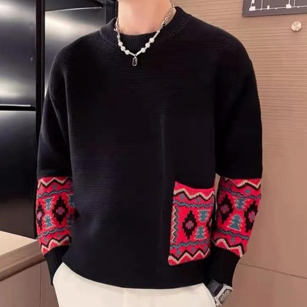Trendiger Winterpullover für Herren