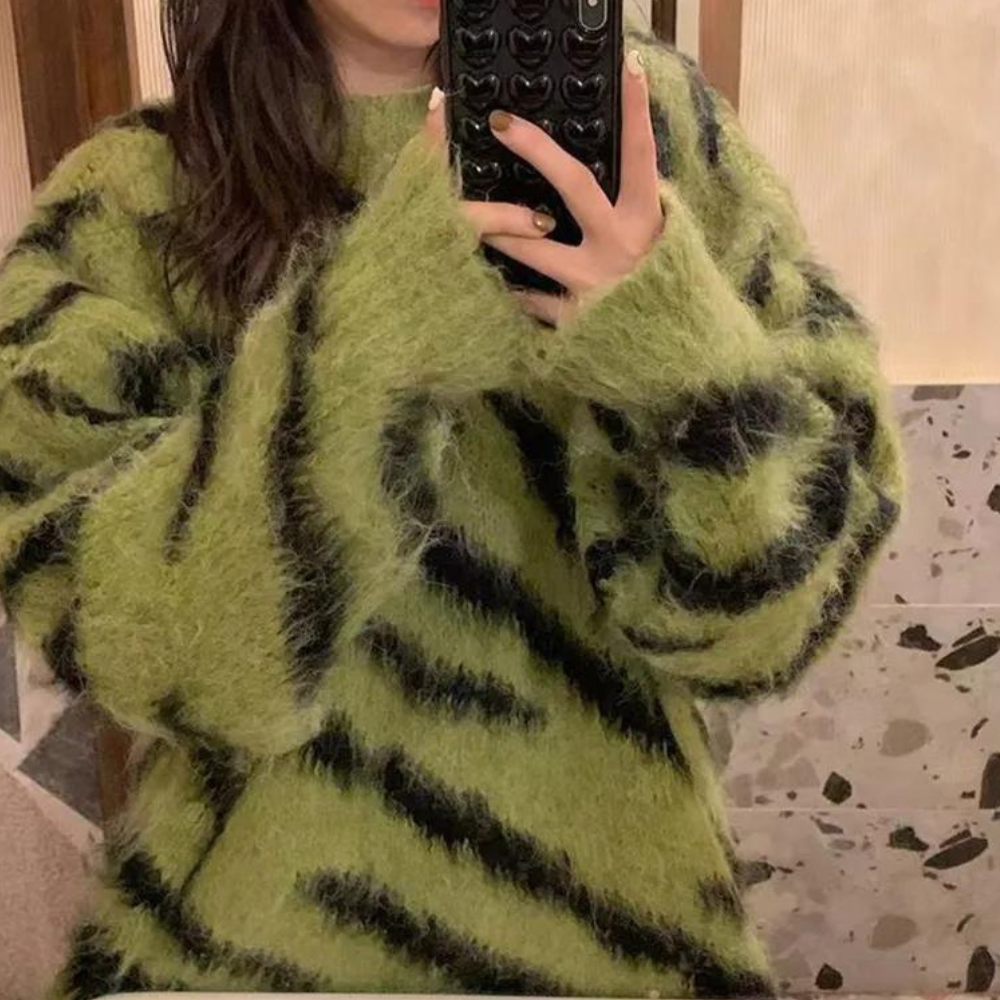 Hedvige - Stylischer Pullover in Übergröße für Frauen