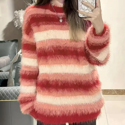 Idonia - Eleganter Off-Shoulder Pullover für Frauen