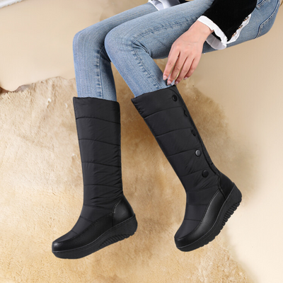 Maja - Stylische Schneestiefel mit hoher Wade für Frauen