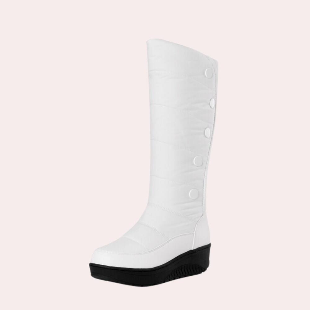 Maja - Stylische Schneestiefel mit hoher Wade für Frauen