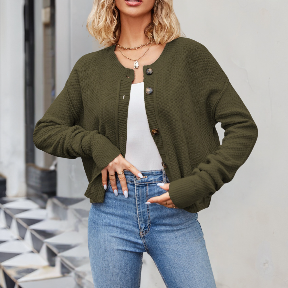 Amaryllis - Elegante Luxus-Strickjacke für Damen