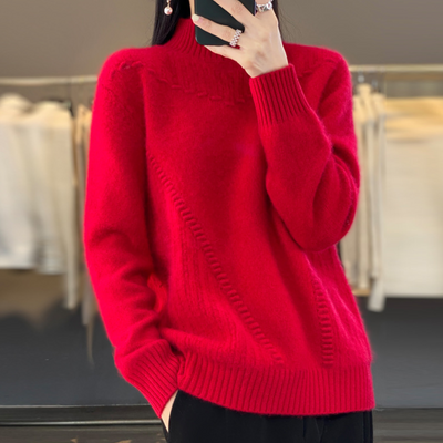 Bettina - Luxuriöser und kuscheliger Pullover für Damen