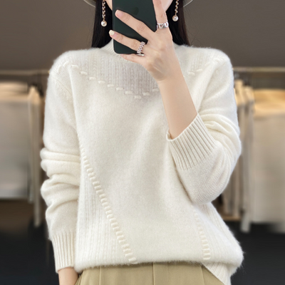 Bettina - Luxuriöser und kuscheliger Pullover für Damen