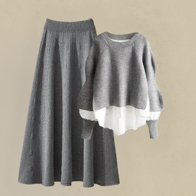 Ysolde - Elegantes Strick-Outfit für jede Gelegenheit