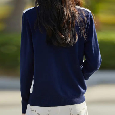 Eleganter Pullover mit Rundhalsausschnitt für Frauen von Jence