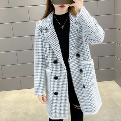 Karola - Eleganter mittellanger Damenmantel für einen raffinierten Look