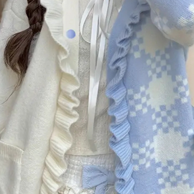 Aureliana - Trendy Colour Block Damen Strickjacke für einen eleganten Look