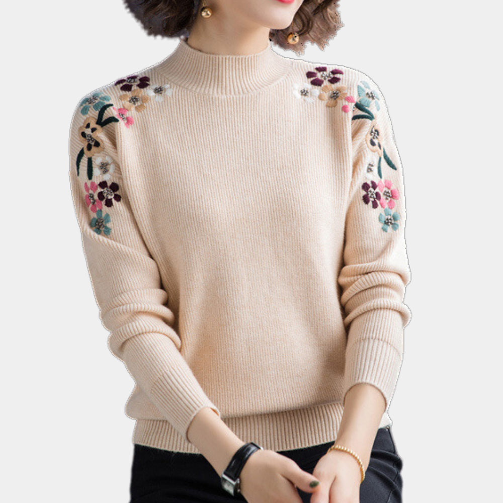 Devora - Eleganter Bloom-Pullover für Damen