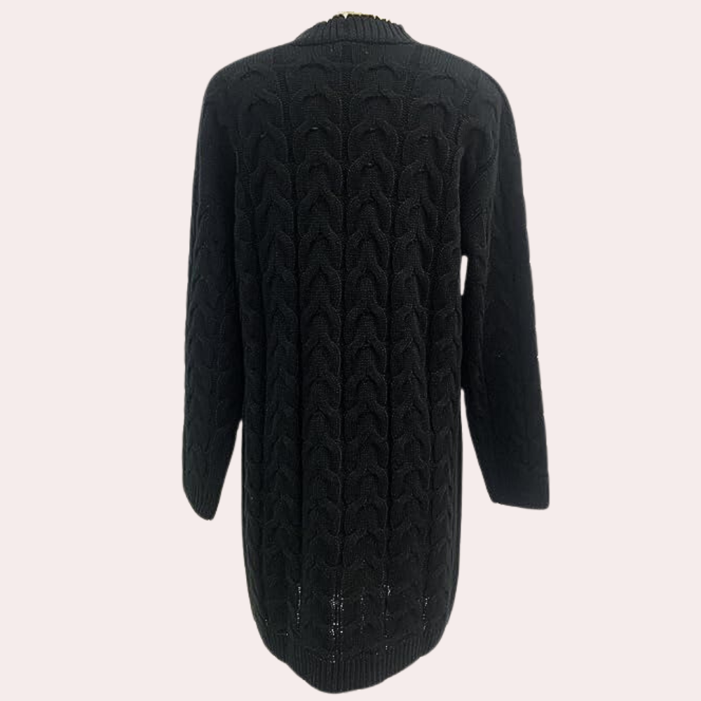 Kendra - Luxuriöses Langarm-Damenstrickjäckchen für einen entspannten Look