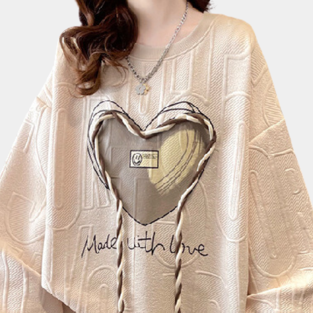 CHRISTINA - Stilvoller strukturierter Pullover für Frauen