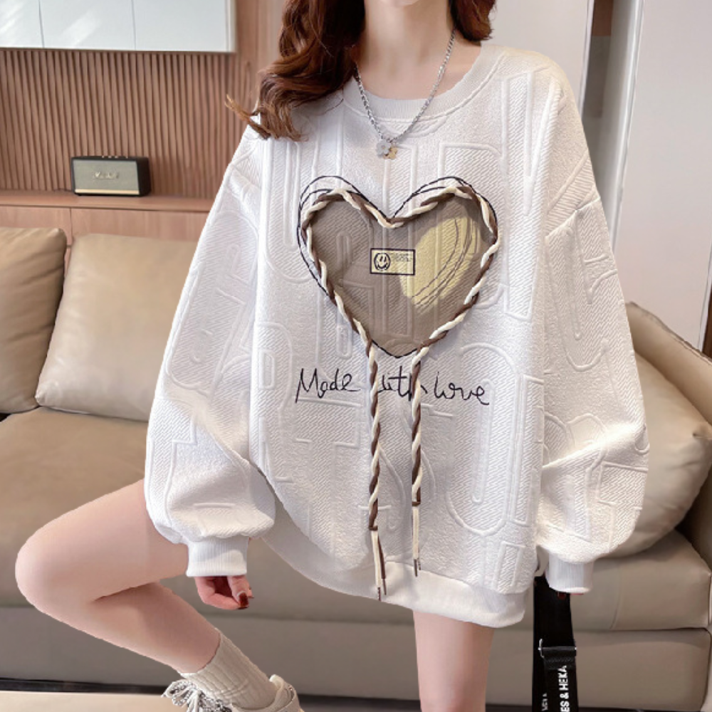 CHRISTINA - Stilvoller strukturierter Pullover für Frauen