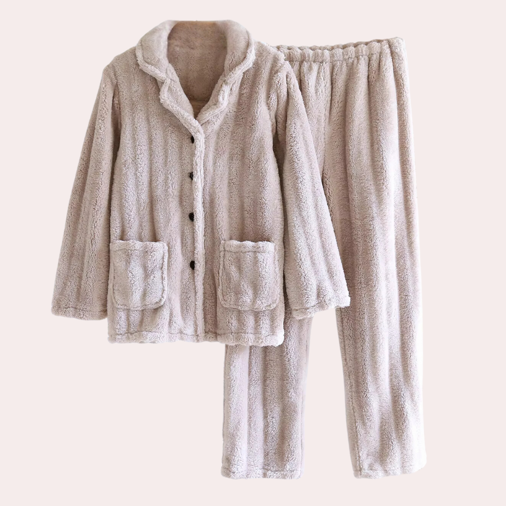 Donna - Elegantes Luxus-Winter-Pyjama-Set für Damen
