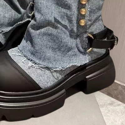 KEONA - Elegante Denim-Stiefel für Frauen
