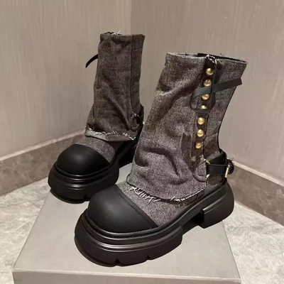 KEONA - Elegante Denim-Stiefel für Frauen