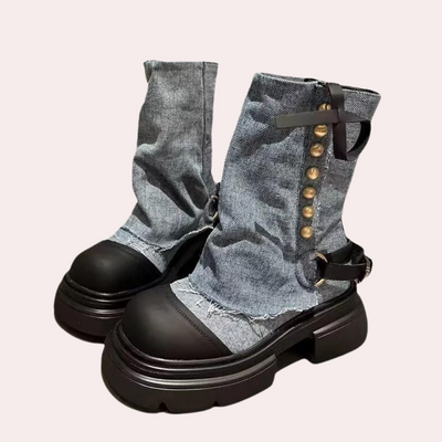 KEONA - Elegante Denim-Stiefel für Frauen